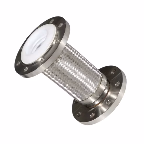 Tubo/tubo metallico flessibile a filo singolo, intrecciato, in acciaio inossidabile con connettore per costruzione