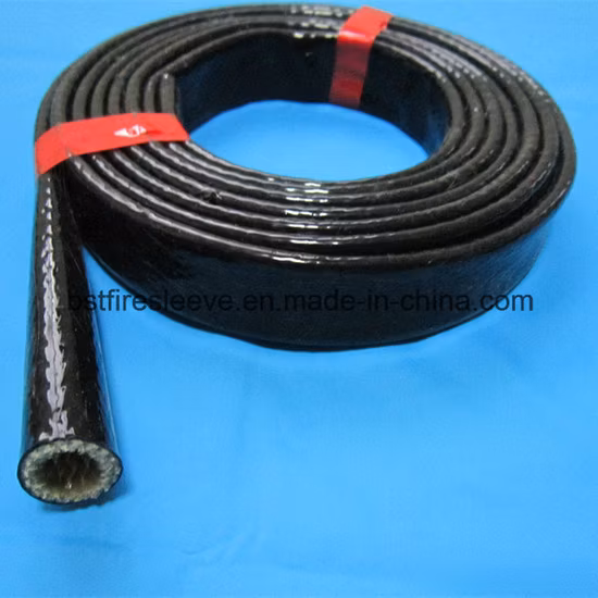 Tubi idraulici metallici industriali, tubi dei freni, tubi del carburante, cablaggi elettrici, cavi, protezione antincendio, protezioni per tubi flessibili in fibra di vetro siliconica per alte temperature