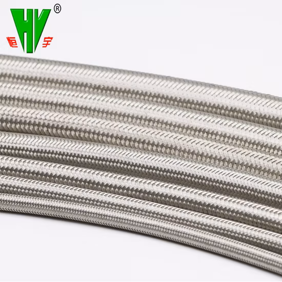 Tubo flessibile idraulico in PTFE di ricambio per tubo doccia ad alta pressione intrecciato in acciaio inossidabile